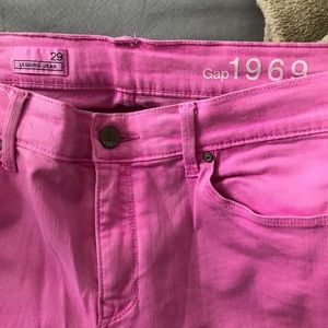 Gap colored skinny jeans